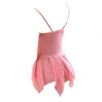 L0140 - Baju Tidur Lingerie Babydoll Mini Dress Peach Transparan - 2