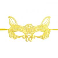 A029 - Mask Topeng Karnaval Penutup Mata Cat Kucing Kuning